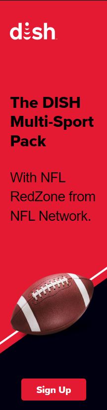 ad for the Dish Multi-Sport pack with NFL RedZone